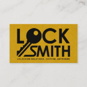 ロックスミス・サービス 名刺 (正面)