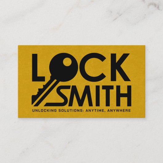 ロックスミス・サービス 名刺 (正面)