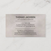 ロックスミス・サービス 名刺 (裏面)