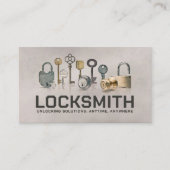 ロックスミス・サービス 名刺 (正面)