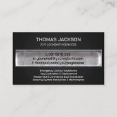 ロックスミス・サービス 名刺 (裏面)