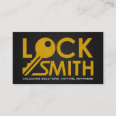 ロックスミス・サービス 名刺 (正面)