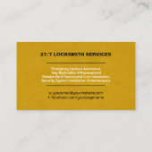 ロックスミス・サービス 名刺 (裏面)