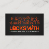 ロックスミス・サービス 名刺 (正面)
