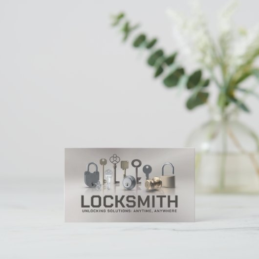 ロックスミス・サービス 名刺 (スタンド正面)