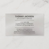 ロックスミス・サービス 名刺 (裏面)