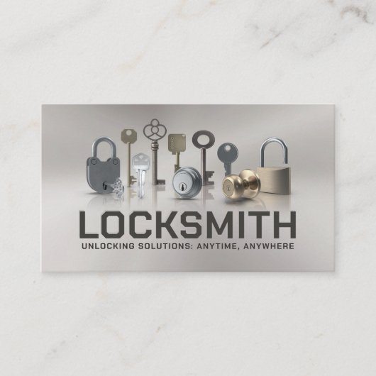 ロックスミス・サービス 名刺 (正面)
