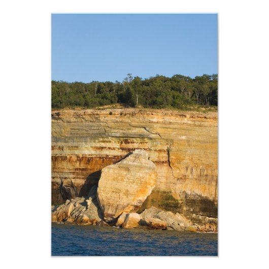 ロックスラブ、写真の岩MI国立湖畔 フォトプリント            (正面)
