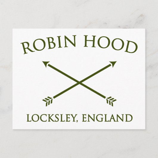 ロックスリーのロビンフード ポストカード (正面)
