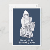 ロックダウンの気分：ルイスチェス – 騎士 ポストカード (正面/裏面)