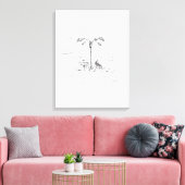 ロックダウン強制キャンバス印刷 キャンバスプリント (インサイチュ (リビング))