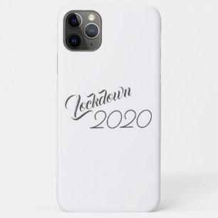 ロックダウン2020白黒トレンディー iPhone 11 PRO MAXケース