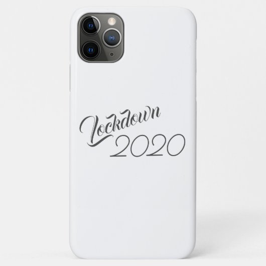 ロックダウン2020白黒トレンディー Case-Mate iPhoneケース (裏面)