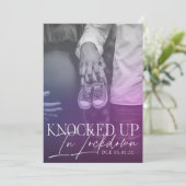 ロックダウンCOVIDの誕生発表でノックアップ 案内状 (スタンド正面)