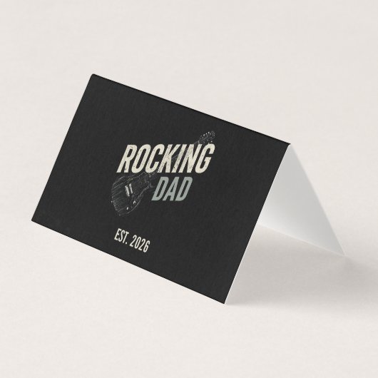 ロックダッド ビンテージギター ビジネスカード (正面)