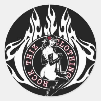 ロックティズ服のシール ラウンドシール