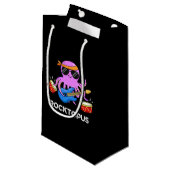 ロックトポおもしろいスのロックバンドタコプンダークBG スモールペーパーバッグ (正面アングル)