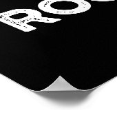 ロックトポおもしろいスのロックバンドタコプンダークBG ポスター (角)