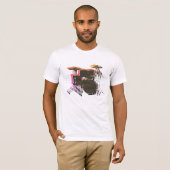 ロックドラマー用ドラムスTシャツ Tシャツ (正面フル)
