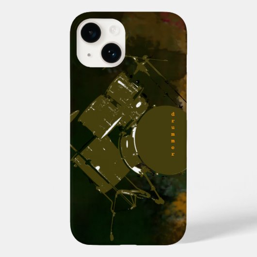 ロックドラマー Case-Mate iPhoneケース (裏面)