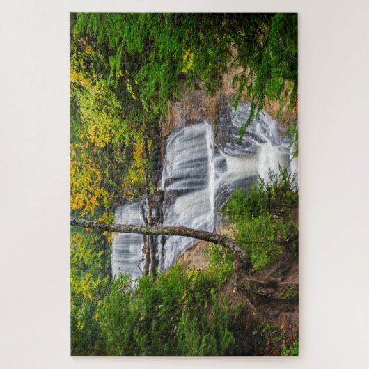 ロックナショナルレイクショアセーブル秋 ジグソーパズル (縦)