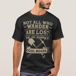 ロックハウンダー地質学者ロックハウンドRockhunding Tシャツ