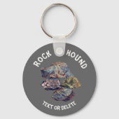 ロックハウンドコレクパーソナライズされたター キーホルダー (裏面)