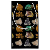 ロックハウンド鉱物自然撮影パターン スモールペーパーバッグ (裏面)