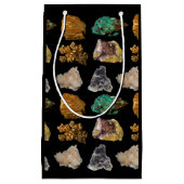 ロックハウンド鉱物自然撮影パターン スモールペーパーバッグ (正面)