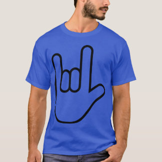ロックハンドアイコン Tシャツ