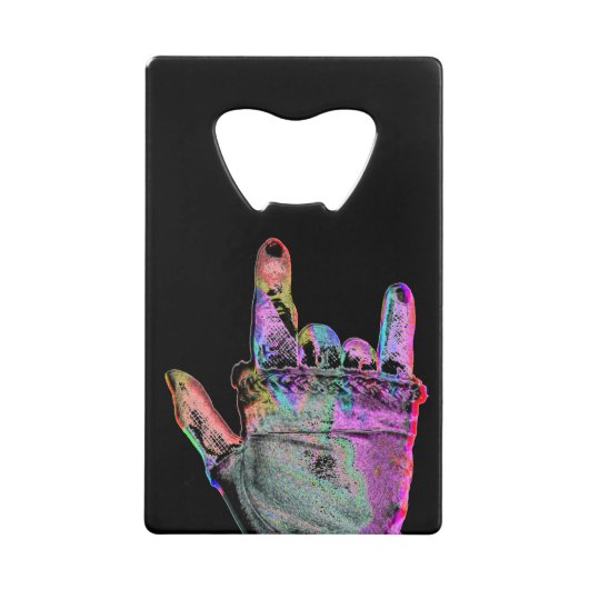 ロックハンドボトルオープナー クレジットカード栓抜き (正面)