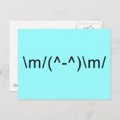 ロックハンド ポストカード (正面/裏面)
