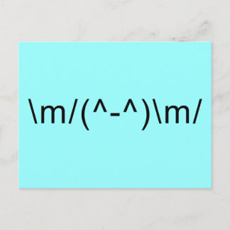 ロックハンド ポストカード