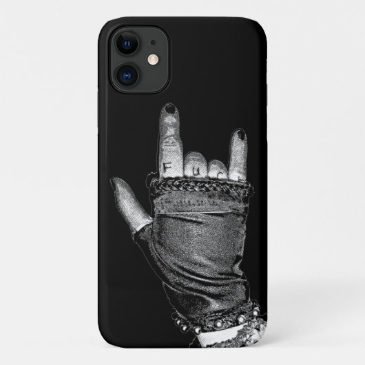 ロックハンドiPhoneケース Case-Mate iPhoneケース (裏面)