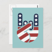 ロックハンドUSA ポストカード (正面/裏面)