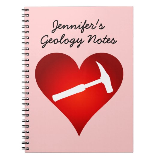 ロックハンマーハート ノートブック (正面)