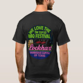 ロックハートBBQフェスティバル Tシャツ (裏面)