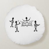 ロックバンドスティック図 ラウンドクッション (裏面)