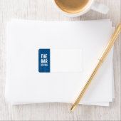 ロックバンドバー（ユダヤ教の）バル・ミツバー住所 シールインブルー ラベル (インサイチュ)