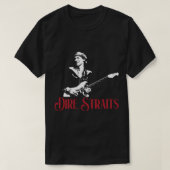 ロックバンドDire Straits Tシャツ (デザイン正面)