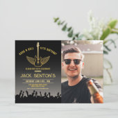 ロックバースデーパーティーフェスティバルギターフォト招待状 招待状 (スタンド正面)