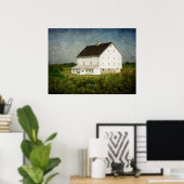 ロックバ無地のン ポスター (ホームオフィス)