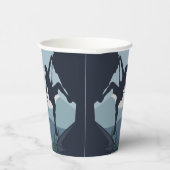 ロックパーソナライズされた登山テーマ誕生日パーティー 紙コップ (右)