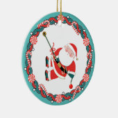 ロックパーソナライズされた登山ホリデーギフト セラミックオーナメント (右)