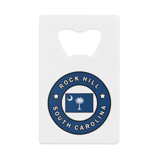 ロックヒルサウスカロライナ クレジットカード栓抜き (正面)