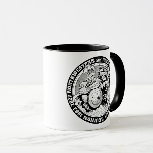 ロックヒルハイ&ノースウエスタン40年懇親会マグ マグカップ (正面右)
