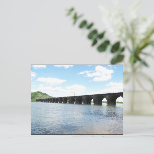 ロックビルストーンメーソンリーアーチレイルウェイブリッジ ポストカード (スタンド正面)