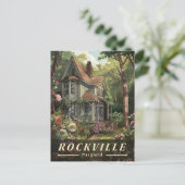 ロックビルレトロ – メリーランド州のチャームを垣間見る ポストカード (スタンド正面)