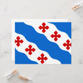 ロックビル国旗(メリーランド市) カード (正面/裏面インサイチュ)