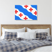 ロックビル国旗（メリーランド市） キャンバスプリント (インサイチュ (寝室))